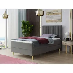 Boxspringbett Gold Mini mit Bettkasten in gold von Sofnet