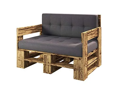 Lermowood Palettenmöbel Mp Sofa 120 x 60 x 40 cm von Lermowood