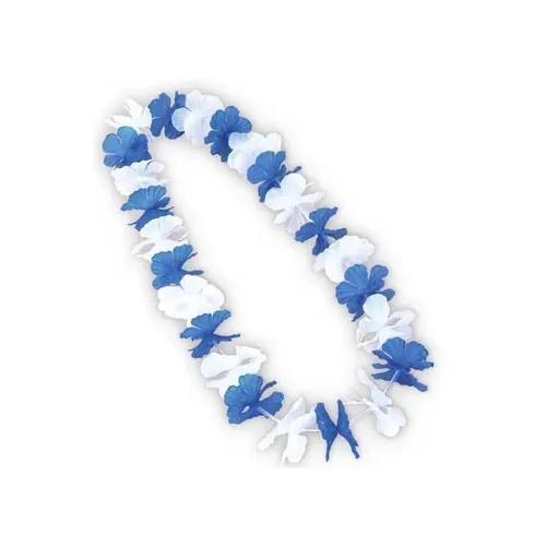 Hulakette Bayern blau-weiß, 90 cm, Partyzubehör Bayernparty von Fries