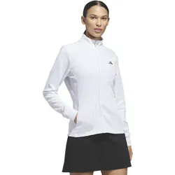 adidas Layer Performance Texture Full-Zip, Weiß in weiß von adidas