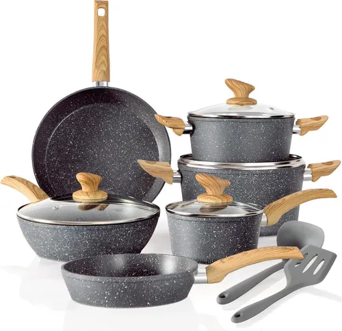 12-teiliges Induktions-Kochgeschirr-Set von Kitchen Academy