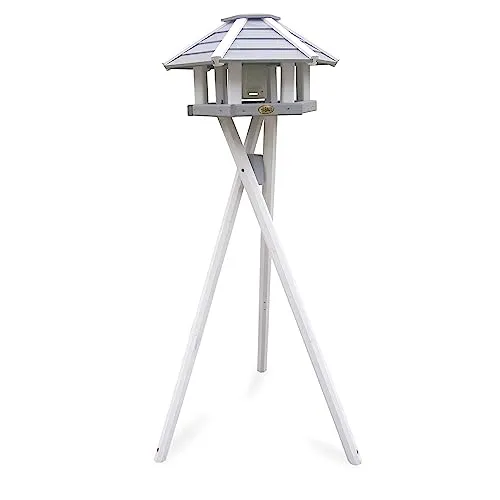 Habau Vogelhaus Ottawa mit Ständer 120cm in grau von HABAU