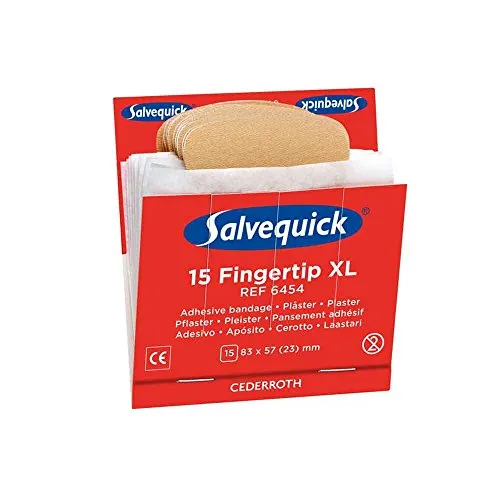 Salvequick Pflasterspender und refill - verschiedene Sorten (einzeln, hellorange (Fingerkuppe)- Ref. 6454)