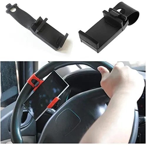 Handyhalterung Auto Handyhalter fürs Auto Lenkrad, Lenker Halterung Clip Halter Befestigung Mount für Smartphone Handyhalter Auto Lenkrad, Smartphone Handy Halterung Clip Auto Zubehör