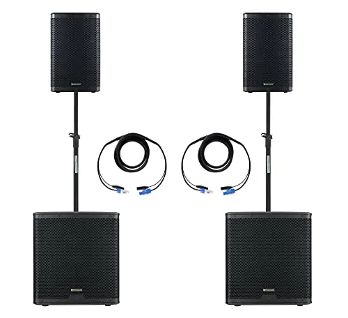 Pronomic Powerstage Concert 1812 2.2 - Aktives PA-Set mit 2x 18