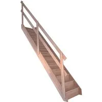 STARWOOD Raumspartreppe »Rhodos« aus Buchenholz, 13 Stufen für max. 300 cm Geschosshöhe - Treppen & Geländer • Platzsparende Treppe aus Buchenholz mit 13 robusten Stufen, ideal für innen und bis 250 kg belastbar.