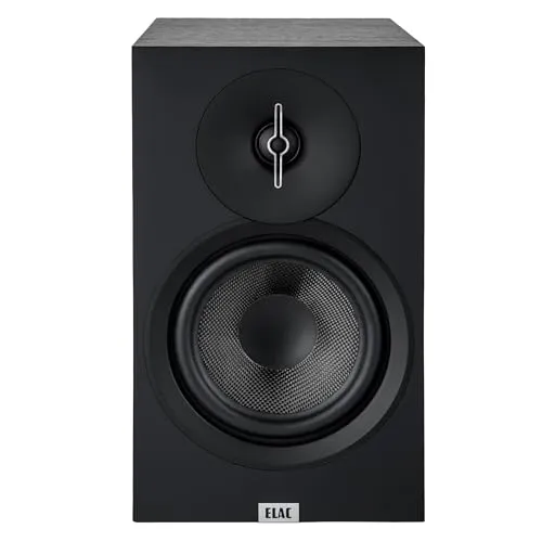 ELAC Debut 3.0 DB63-BK Regallautsprecher - Lautsprecher mit präzisem Klang und stilvollem Design, ideal für Musik, Filme und Gaming. Genießen Sie kraftvolle Bässe und höchste Klarheit durch innovative Technologie.