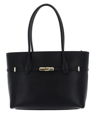 Furla Goccia Shopper Tasche Leder 42 cm schwarz von Furla