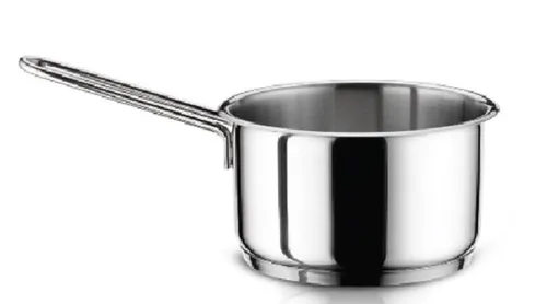 Edelstahl 18/10 Milchtopf Buttertopf Stielkasserolle Soßen Topf Kasserolle Ø16cm