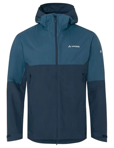 VAUDE Herren Funktionsjacke Me Simony 2,5L Jacket V - Leichte, packbare Regenjacke für Herren, wasserdicht und atmungsaktiv, ideal für Outdoor-Aktivitäten in wechselhaftem Wetter.