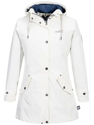 SCHIETWETTER Damen Regenjacke Landratte Mimi, Friesennerz, Regenmantel, Regenparka, wasserdicht, Winddicht