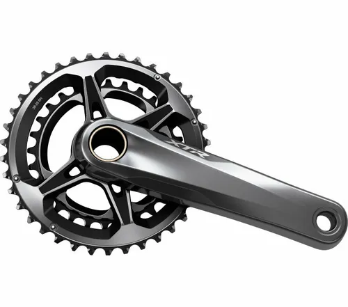 SHIMANO Kurbelgarnitur XTR FC-M9100 - 2x12 Fach für Mountainbikes - Kurbeln & Kurbelgarnituren, hochwertige Aluminium-Kurbelgarnitur mit 175 mm Länge und 2x12 Gängen für präzise Schaltvorgänge im Gelände.