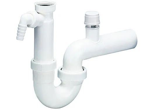 Produktbild Dallmer Kunststoff Röhren-Sifon 100 1 mit Rohrbelüfter