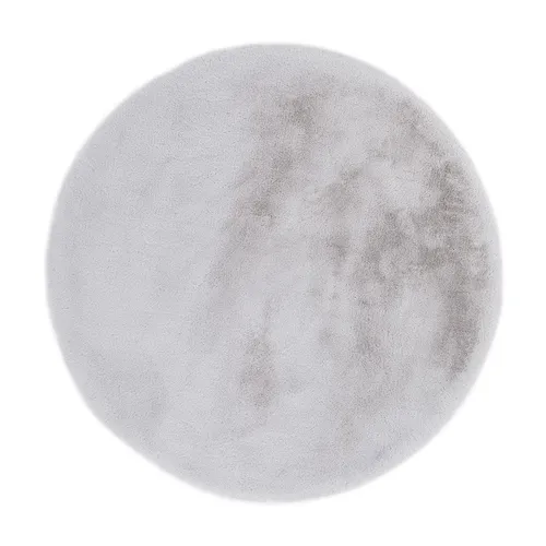 Runder grauer Teppich Ø 80 cm in grau von Roller