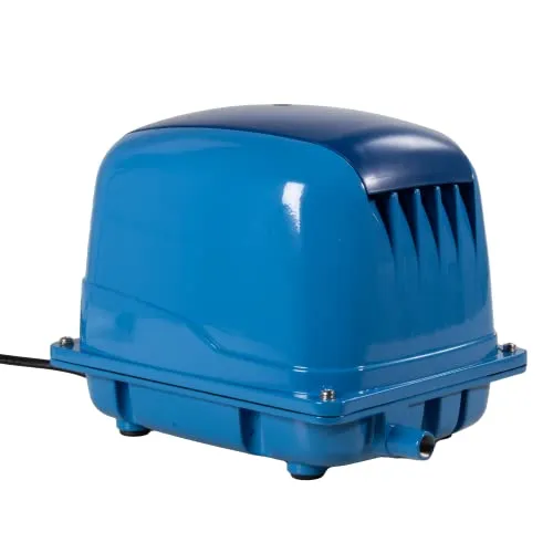 AquaForte AP-200 Luftpumpe - 200 Watt, Max. Druck 4,5 m, ideal für Pools und Teiche bis 150m³, extrem leise mit nur 46 dB und hoher Luftleistung