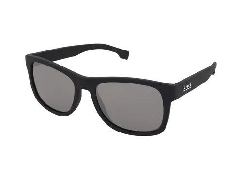 Hugo Boss Sonnenbrille BOSS 1568/S 003T4 55 - Elegante Augenmode - Moderne, quadratische Sonnenbrille von BOSS. Mit reflektierenden Gläsern für optimalen Blendschutz. Zeitloses Design in Schwarz, perfekt für jeden Anlass.