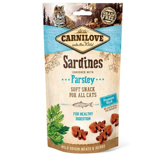 CARNILOVE Semi-Moist Snack Sardines & Parsley