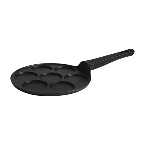 PINTINOX Pancake, Pfanne Pfannkuchen, Pancake 7 Formen, geeignet für induktion, Aluminium Antihaftbeschichtung
