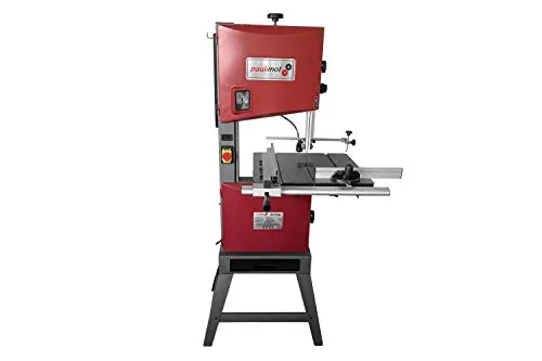 PAULIMOT Holzbandsäge MJ14 - Stabiler Graugusstisch - Sägen: Holzbandsäge mit schwenkbarem Graugusstisch bis 45°, ideal für präzise Schnitte und vielseitige Anwendungen.