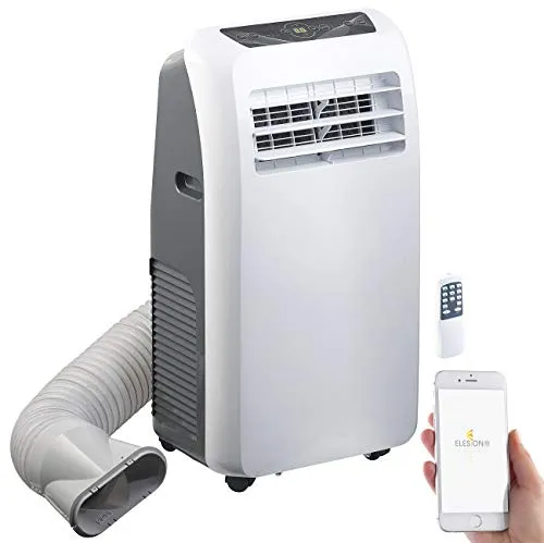 Sichler Haushaltsgeräte Klimaanlage mit Heizfunktion 12.000 BTU - Mobile Klimaanlage für Räume bis 55 m² mit WLAN und App-Steuerung. Kühlen, Heizen und Entfeuchten leicht gemacht – ideal für ganzjährigen Komfort!