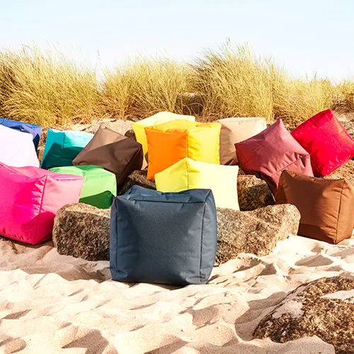 Sitting Point Cube Scuba 40 x 40 x 40 cm, Schwarz von Magma - Heimtex