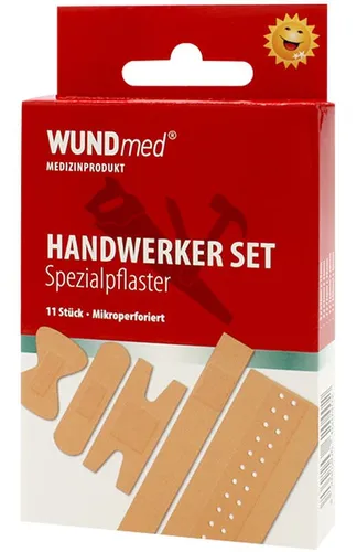 WUNDmed® Pflaster Handwerker Set beige 11 St. 05-009