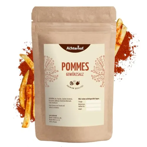 Pommes-Gewürz-Salz ohne Glutamat 250 g Pommesgewürz natürlich vom-Achterhof