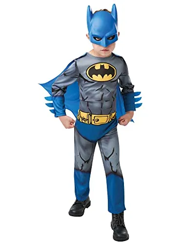 Rubie's Offizielles DC Comics Batman Comic Book Kinderkostüm Superhelden-Kostüm
