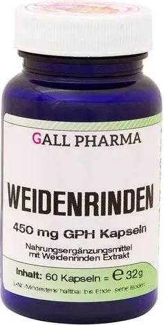 WEIDENRINDEN 450 mg GPH Kapseln 0,53 g