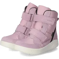 ECCO Kinder Winterstiefel URBAN Snowboarder - Wanderschuhe, lila wasserfest mit atmungsaktivem, warmem Futter und bequemem Klettverschluss – ideal für kalte Tage.