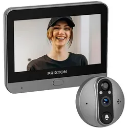 PRIXTON Digitales Türspion Smart Guard DV50, 4,3-Zoll-Farbbildschirm, WLAN, Mobile App, Nachtsicht, PIR-Bewegungsmelder, 3 Monate Autonomie