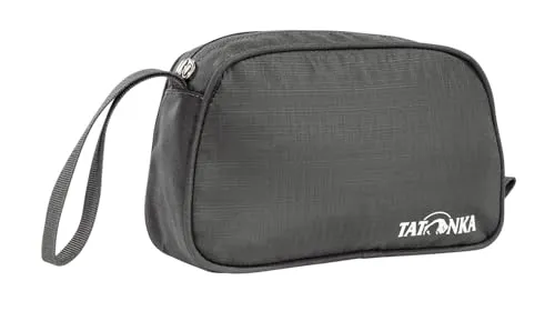Tatonka Kulturbeutel One Day - Waschtasche mit Trageschlaufe und Mehreren kleinen Innenfächern - Titan Grey - 1,5 Liter - 23 x 13 x 8 cm