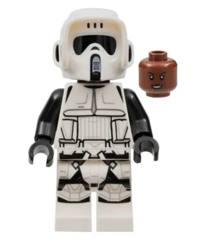 LEGO Scout sw1229 Star Wars Minifigur Stormtrooper Neu / Nie zusammengesteckt