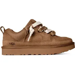 UGG Women's Lo Lowmel Sneaker - Kastanie, 39 EU - Damen-Sneaker aus Wildleder und recyceltem Canvas-Mesh, mit bequemen EVA-Fußbett und stylischem Dual-Schnürsystem für optimalen Tragekomfort.