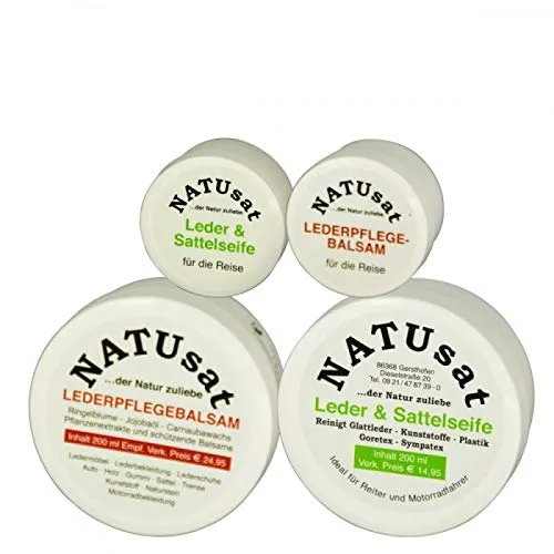 Natusat Lederpflege Set 4-teilig
