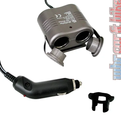 Doppelsteckdose 12V 10A Verteiler 2in1 Eufab Zigarettenanzünder Steckdose