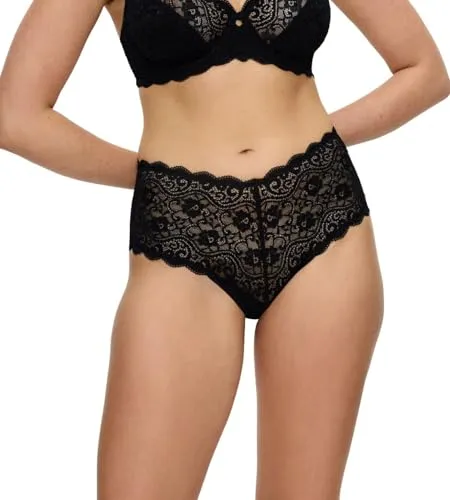 Triumph Slip Amourette Maxi Stretch-Spitze Schwarz 40 - Funktionsunterwäsche mit elastischer, weicher Microtouch Spitze für optimalen Tragekomfort und eine perfekte Passform.