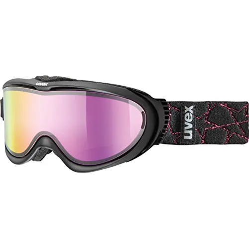 UVEX Skibrille Comanche to, Black/Litemirror Pink, One Size von uvex