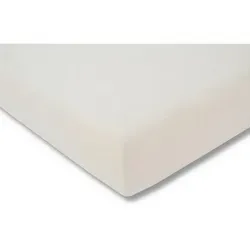 ESTELLA Spannbetttuch Samt Velours | Elfenbein | 100x200 cm in beige von ESTELLA