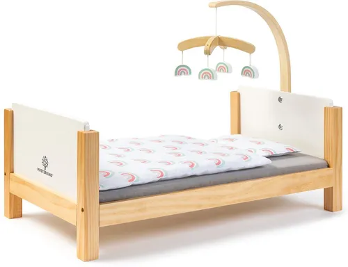 Musterkind Puppenbett Barlia – Skandinavisches Design für Puppen