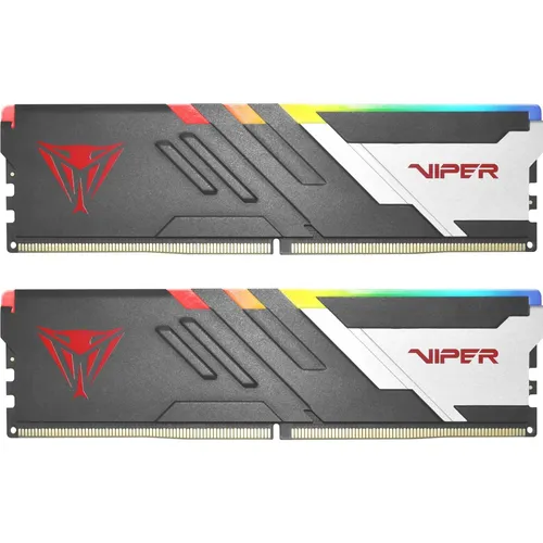 Viper Venom RGB DIMM 32 GB DDR5-7000 Dual-Kit - Arbeitsspeicher mit 32 GB (2x 16 GB), beeindruckendem RGB-Design und INTEL XMP Unterstützung für optimale Leistung und stylisches Gaming.
