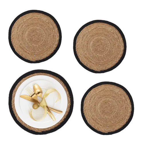Tischset Tischunterlage Platzmatte Telleruntersetzer Platzdecke geflochten