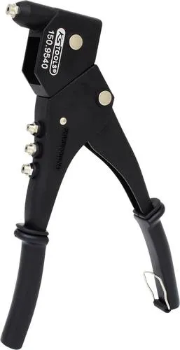 KS Tools 150.9540 Handnietzange - 290mm, drehbarer Kopf für schwer zugängliche Bereiche, ideal für präzises Arbeiten