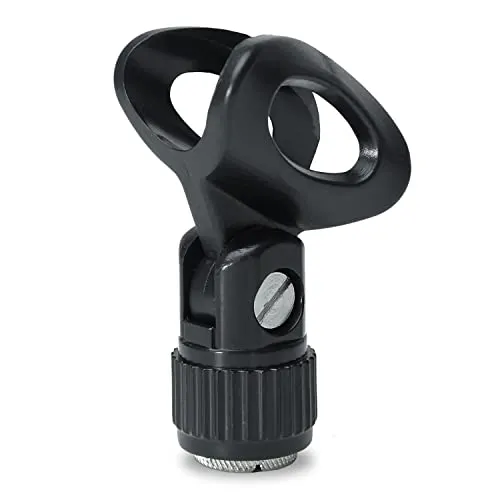 keepdrum MSA023 Mikrofonklammer Halterung für Mikrofone mit Durchmesser 22-24mm