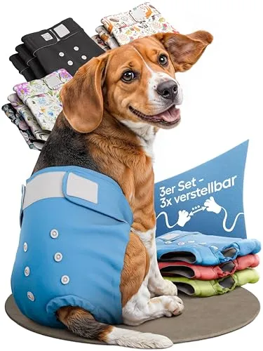HUND IST KÖNIG Hundewindeln für Hündinnen (3 Stück) von HUND IST KÖNIG