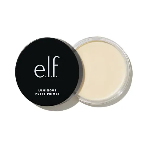 e.l.f. Luminous Putty Primer, Haut perfektionierend, leicht, lang anhaltend, spendet Feuchtigkeit, schafft eine glatte Basis, leuchtet, polstert auf, Vegan & Tierversuchsfrei