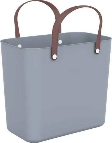 Rotho Einkaufskorb 25 L Albula misty blau - Praktischer Einkaufskorb mit 25 Litern Volumen, ideal für den täglichen Einkauf. Robustes Material und modernes Design machen ihn zum perfekten Begleiter für jede Shopping-Tour.