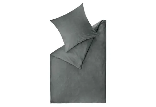 Esprit Bettwäsche HARP Renforcé 135x200 cm in Anthrazit in grau von Esprit