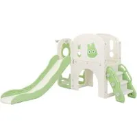 Joyz Kinderrutsche mit Spielturm & Basketballkorb – Vielseitiger Spielspaß - Entdecken Sie den JOYZ Spielturm mit Rutsche & Kletterturm! Dieses kompakte 5-in-1 Spielsystem fördert Bewegung und Kreativität für Kinder ab 3 Jahren. Ideal für drinnen und draußen.