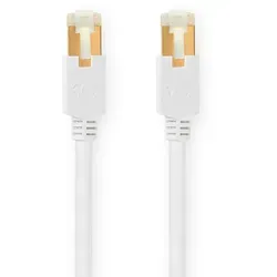 Nedis Cat 6 Kabel | RJ45 Stecker | RJ45 Stecker | S/FTP | 10.0 m | rund | LSZH / PVC | Weiss | Verpackung mit Sichtfenster